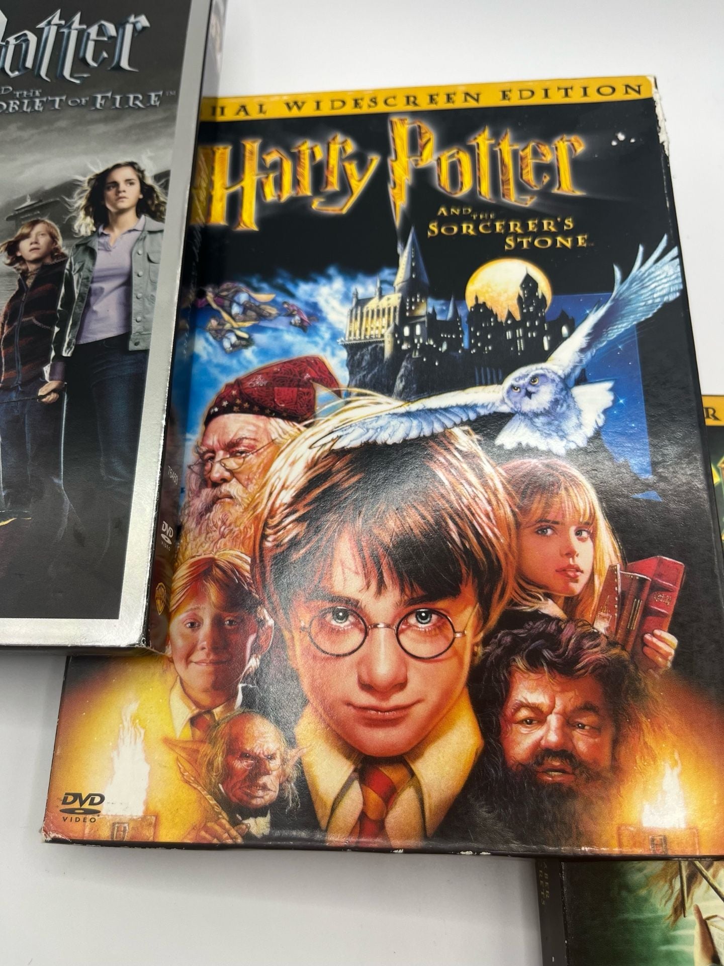 Harry Potter DVD Movie Lot Sorcerers Stone Chamber Secrets Goblet of Fire 8