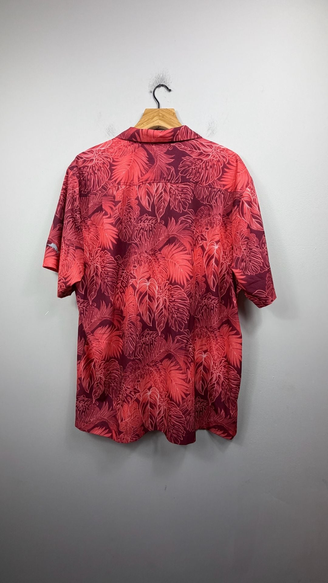 UGA Georgia Bulldogs Tommy Bahamas Hawaiian Shirt Men's 3XL Red 6