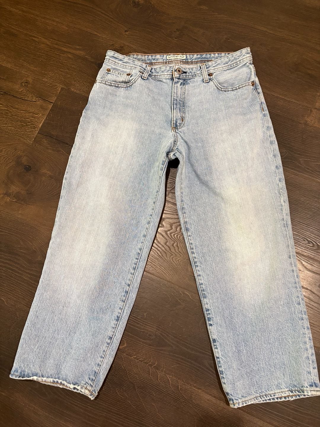 Polo Jeans Co. Saturday Cropped Jean Size 30/10 Light Wash Denim 2