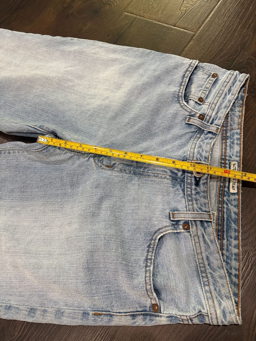 Polo Jeans Co. Saturday Cropped Jean Size 30/10 Light Wash Denim 8