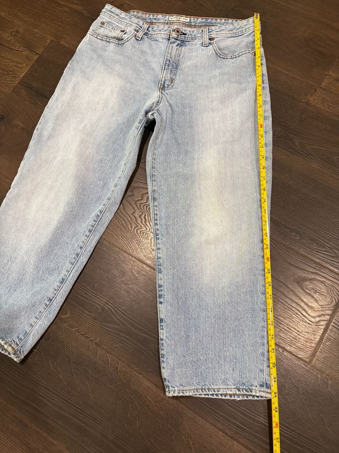 Polo Jeans Co. Saturday Cropped Jean Size 30/10 Light Wash Denim 9