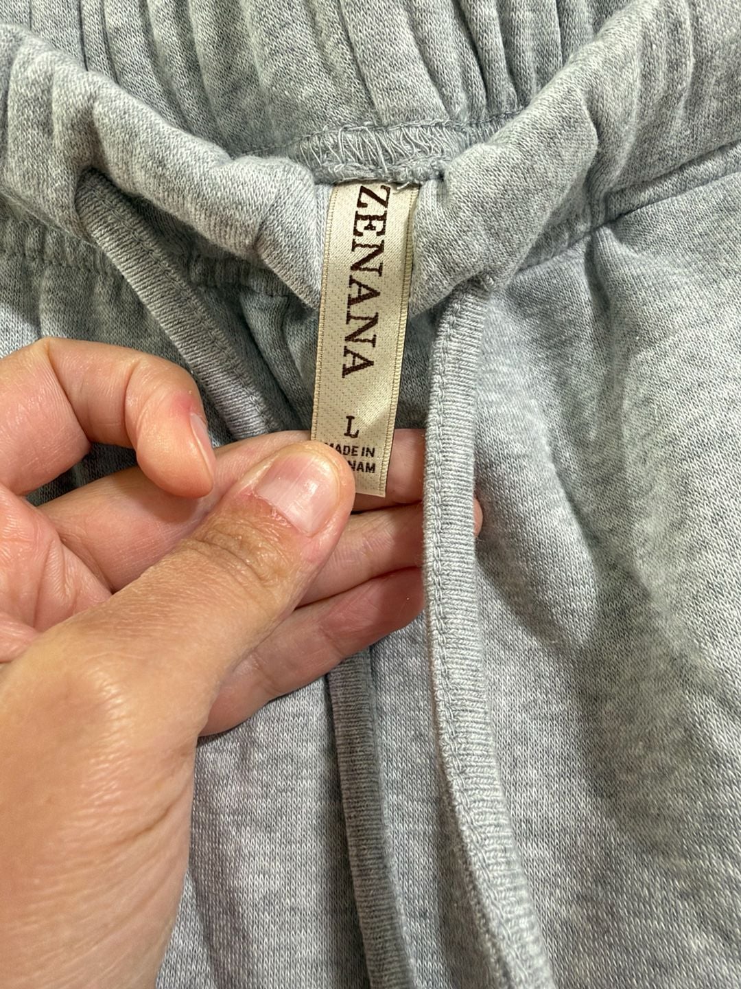 Zenana Sweatpants Set Size L Grey OT-4399 Pullover Sweatpants 5