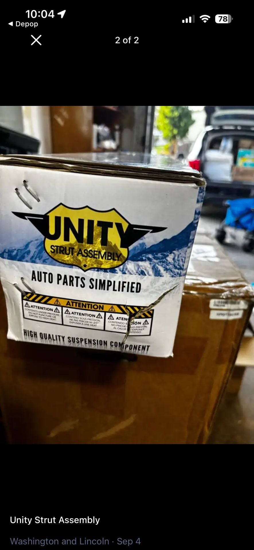 Unity Strut Assembly 254870 2