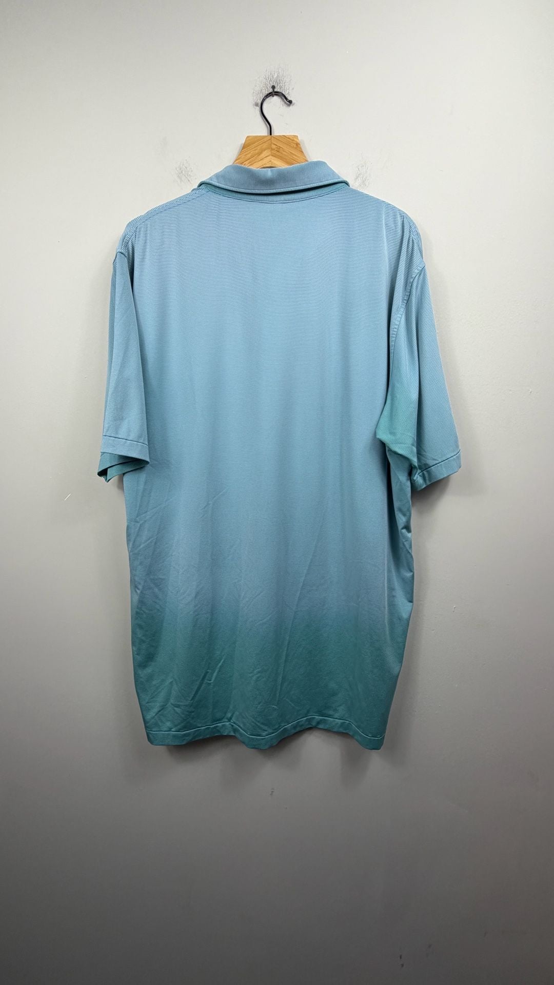 Peter Millar Summer Comfort Polo Shirt Size XL Blue Striped Golf 6