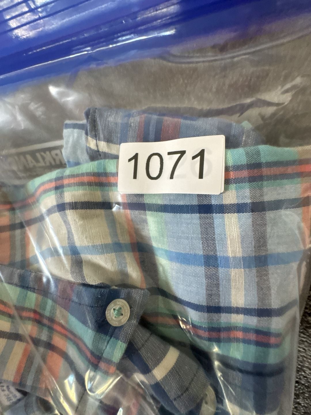 Southern Tide Plaid Classic Fit Sport Shirt Size M Blue 6