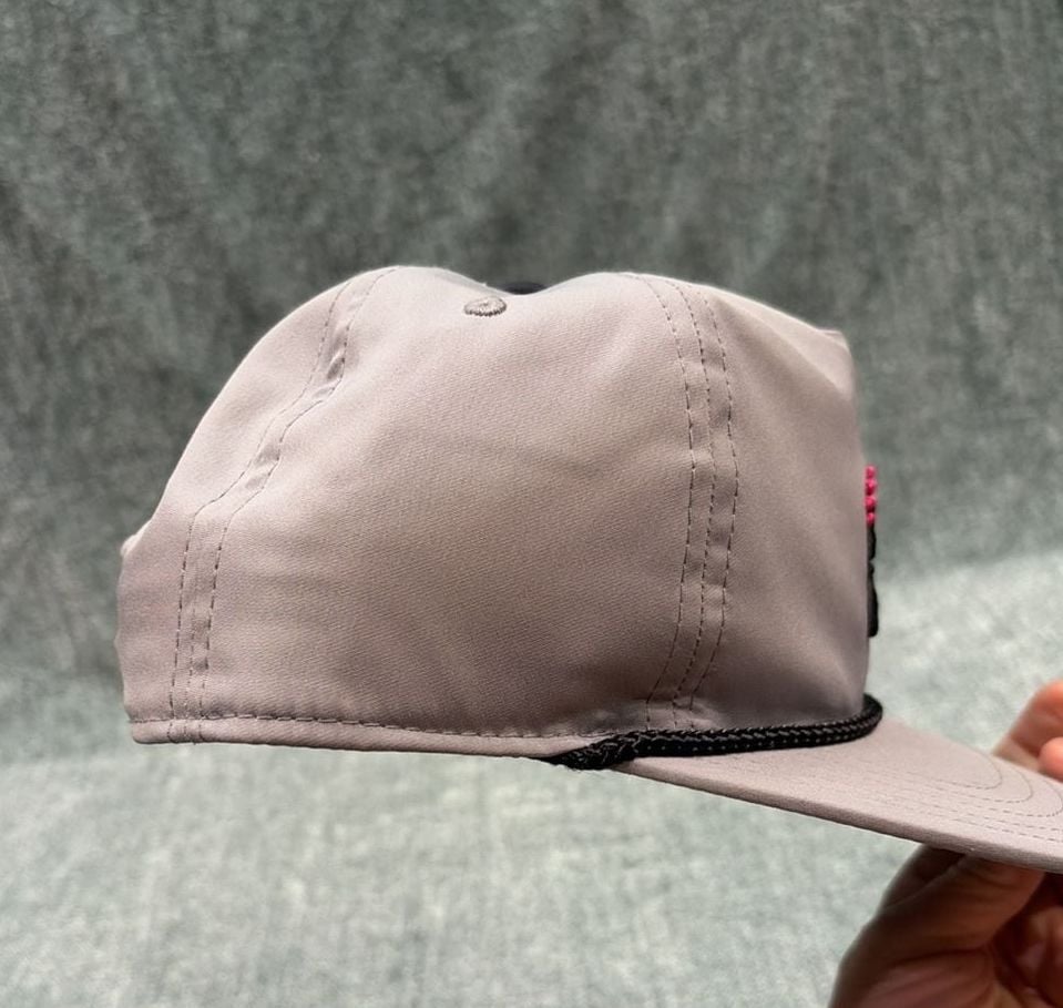 Coal Custom x evo Snapback Hat Gray Mountain Logo NWOT 5