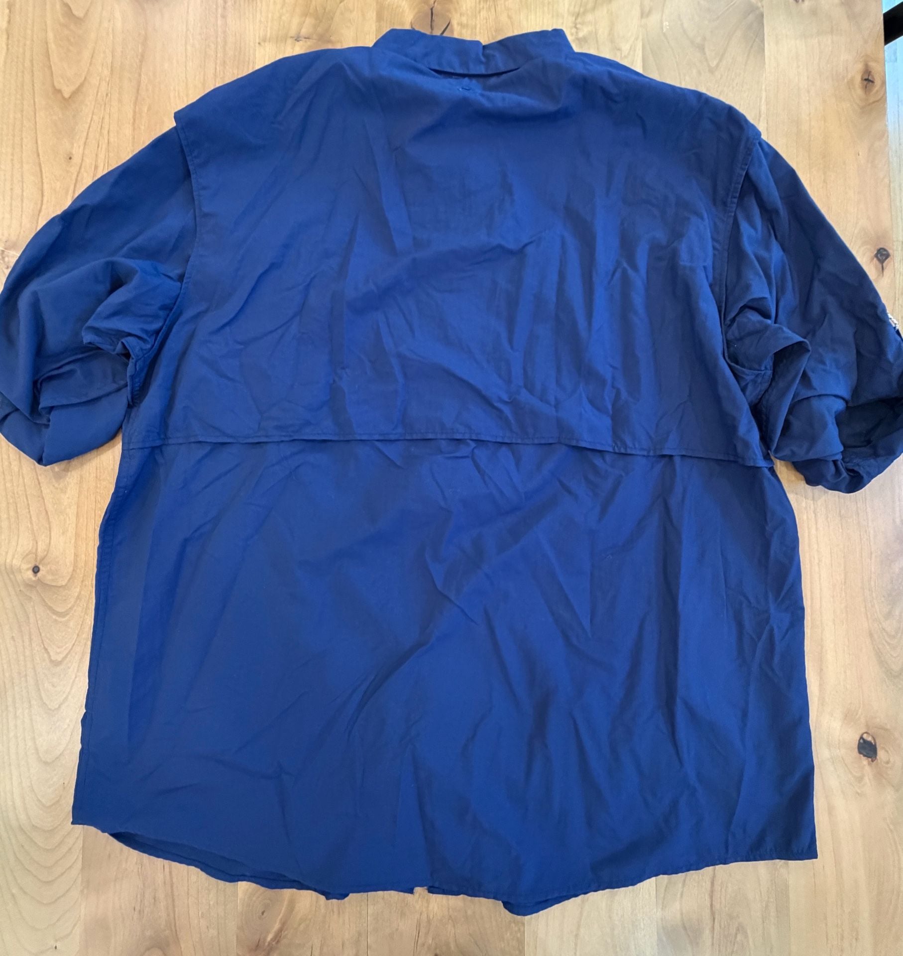 Magellan Outdoors Long Sleeve Fishing Shirt Blue 2XL 4