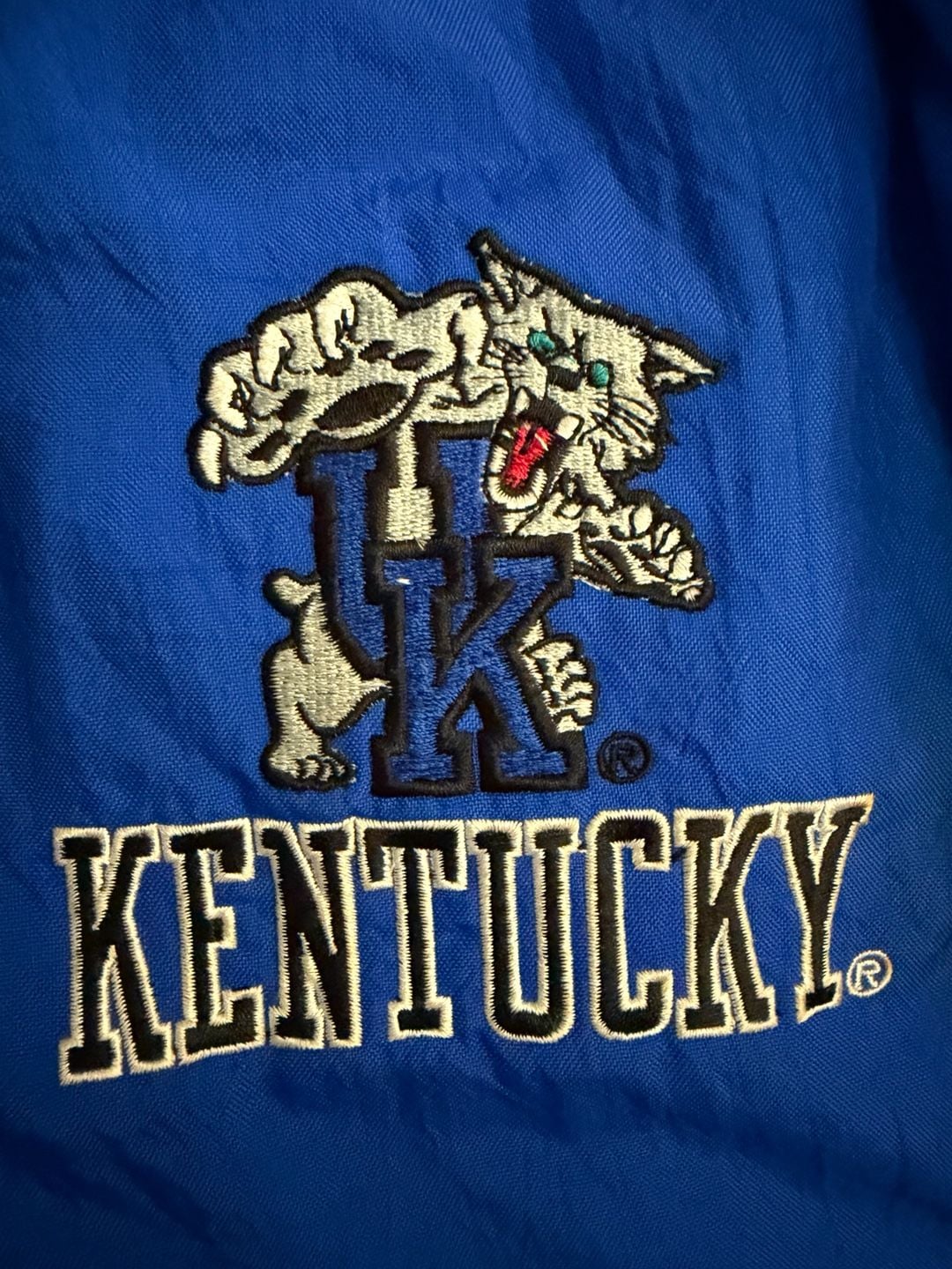 Pro Tuff Collegiate Kentucky Wildcats Jacket kids XL 18-20 Blue Puffer 7