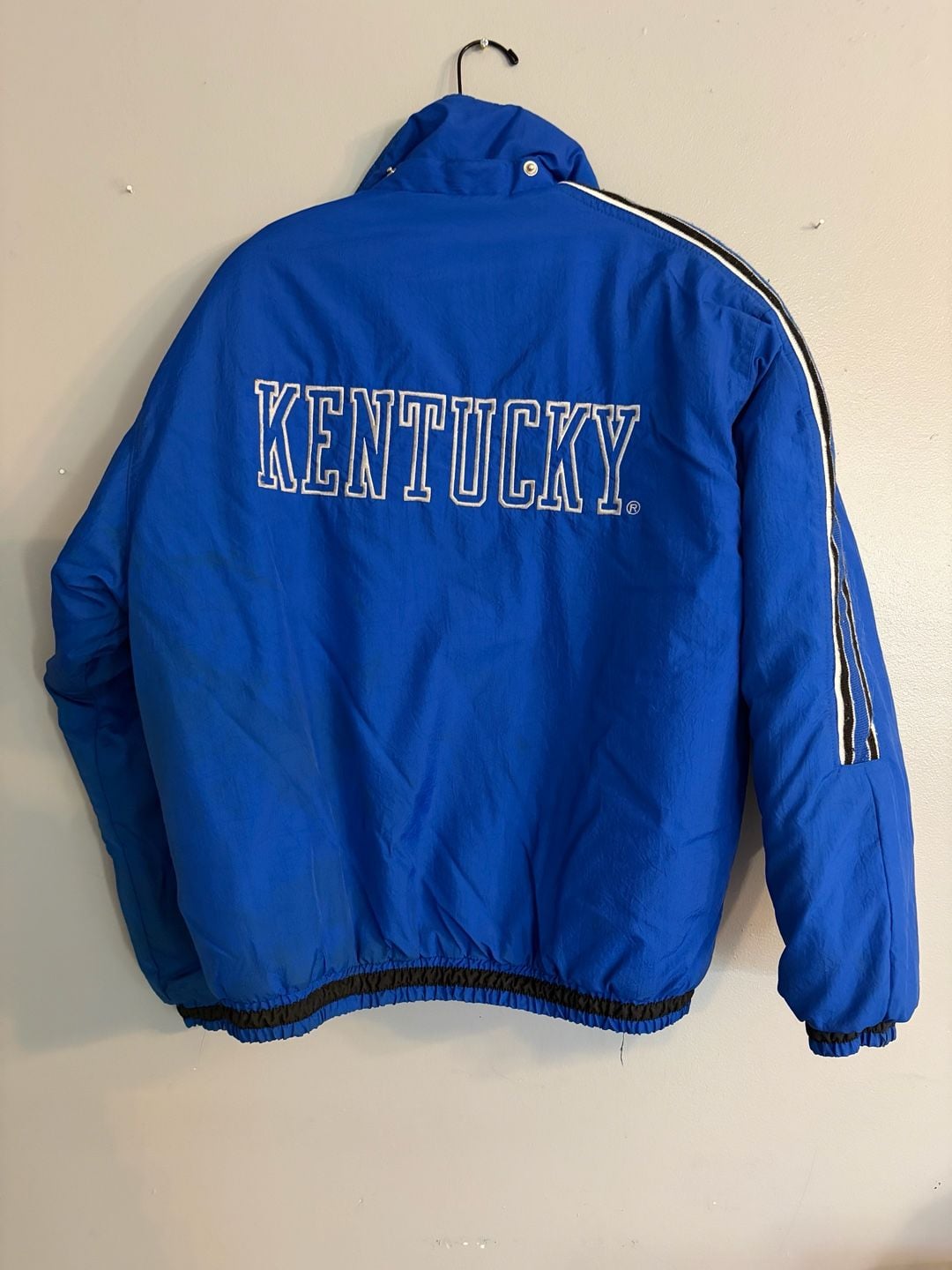 Pro Tuff Collegiate Kentucky Wildcats Jacket kids XL 18-20 Blue Puffer 8