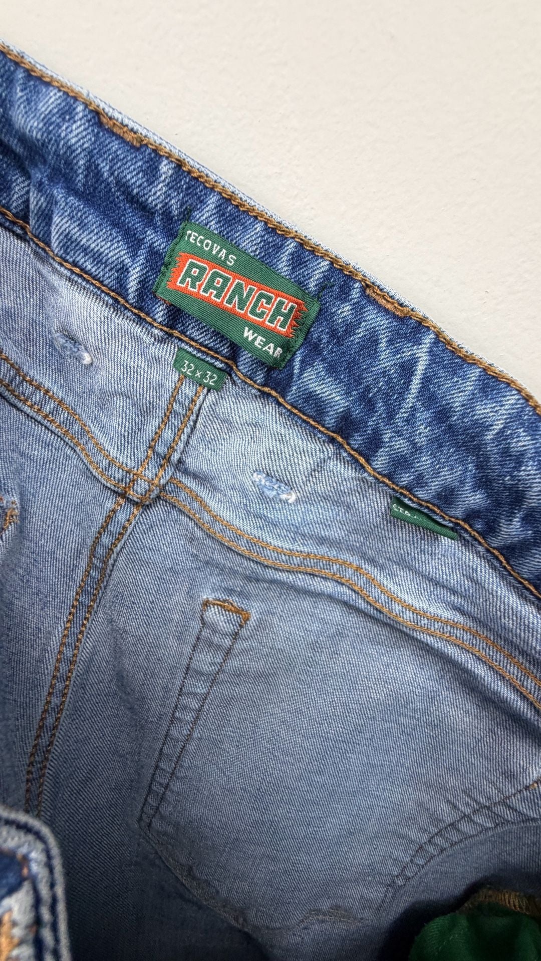 Tecovas Ranch Wear Jeans Size 32x32 Blue Denim 7