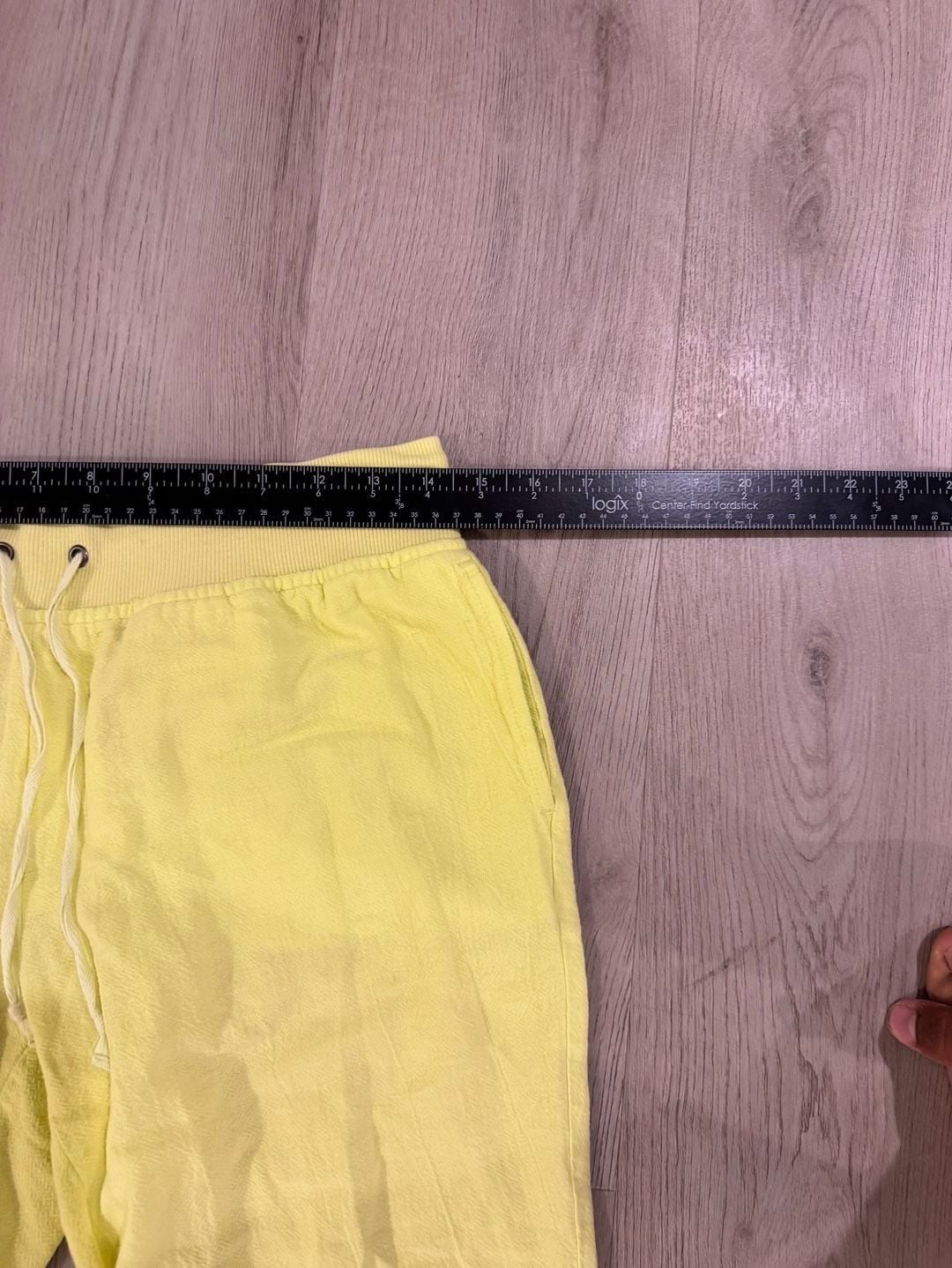 Chico's Lounge Pants Size 0 Yellow Drawstring Crop Joggers 4