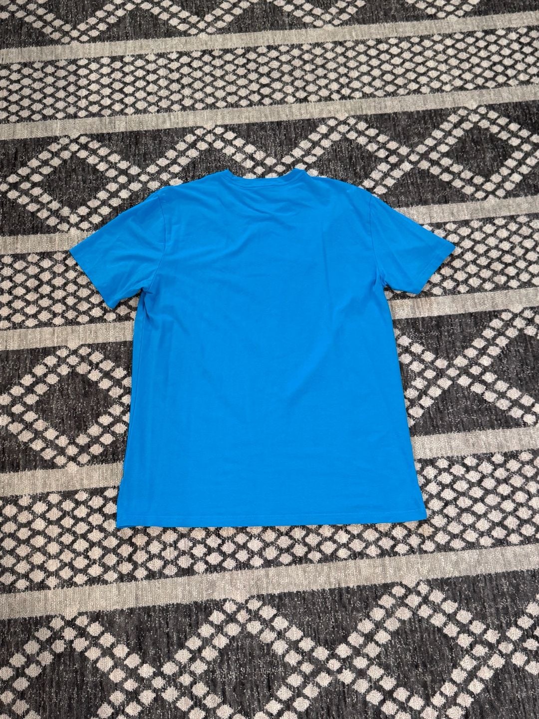 Gymshark Outline T-Shirt Size M Blue Box Logo Athletic Top 3