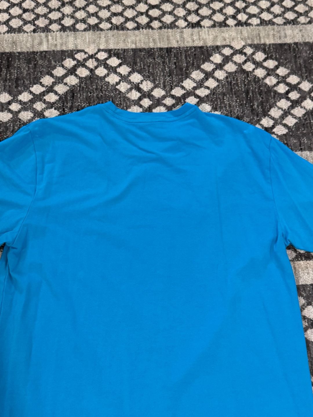 Gymshark Outline T-Shirt Size M Blue Box Logo Athletic Top 6