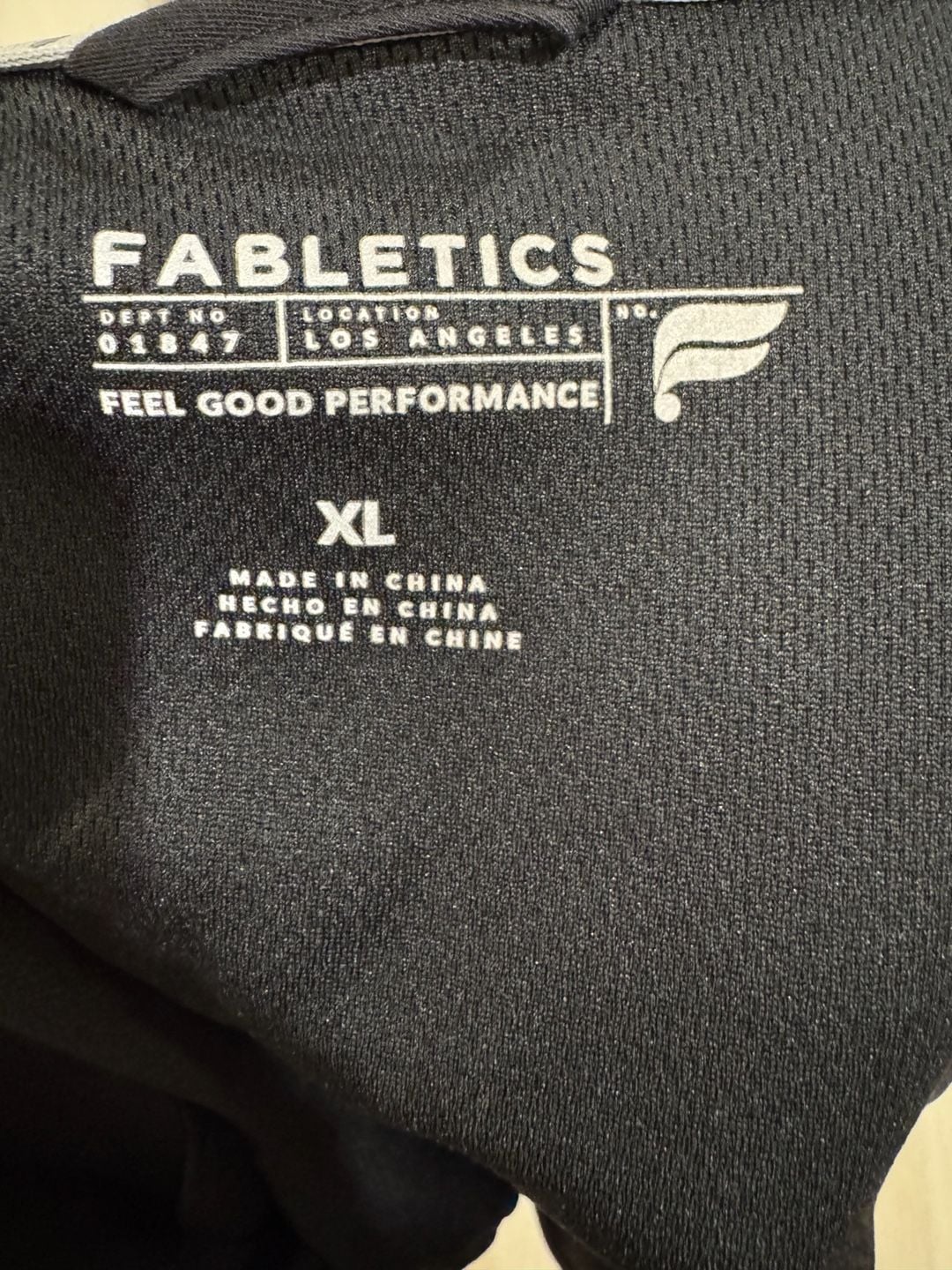 Fabletics Jacket Size XL Black Full Zip Up Bomber 2
