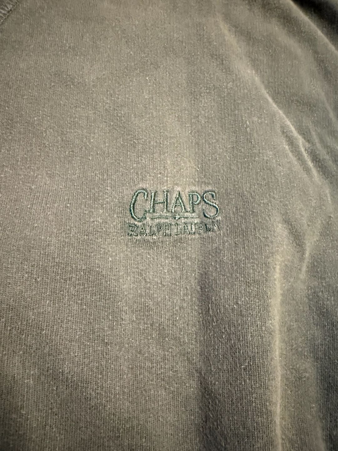 Vintage Chaps Ralph Lauren Sweatshirt Size L Green Crewneck 5
