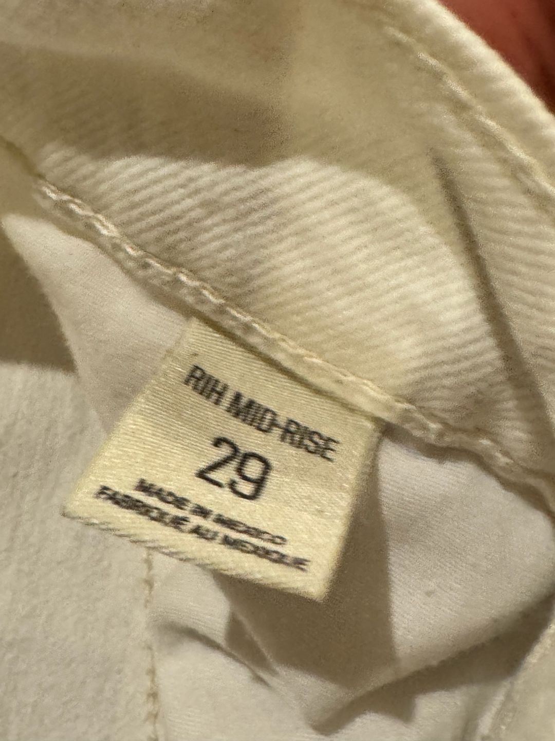 BDG RIH Mid-Rise Size 29 White Denim Jeans 4