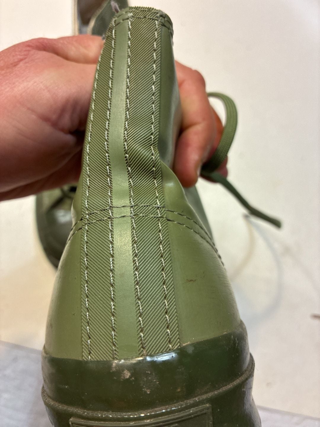 Converse Jack Purcell Signature Rubber High Top Fatigue Green 5