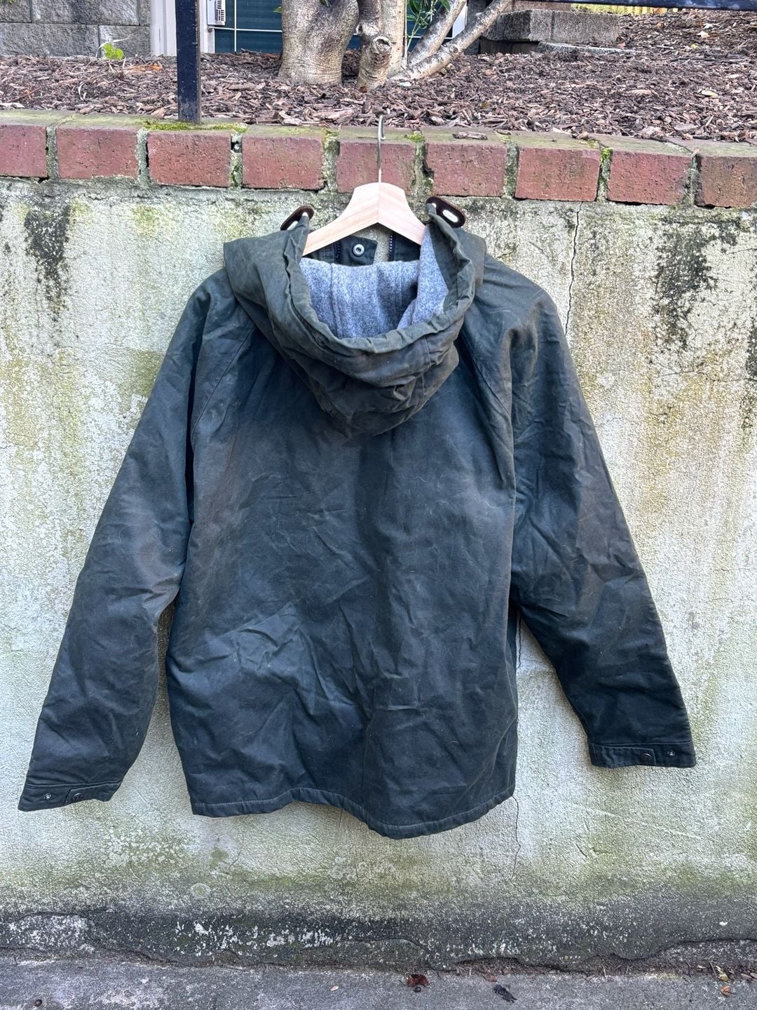 Flint And Tinder Waxed Ridge Parka Size L 4