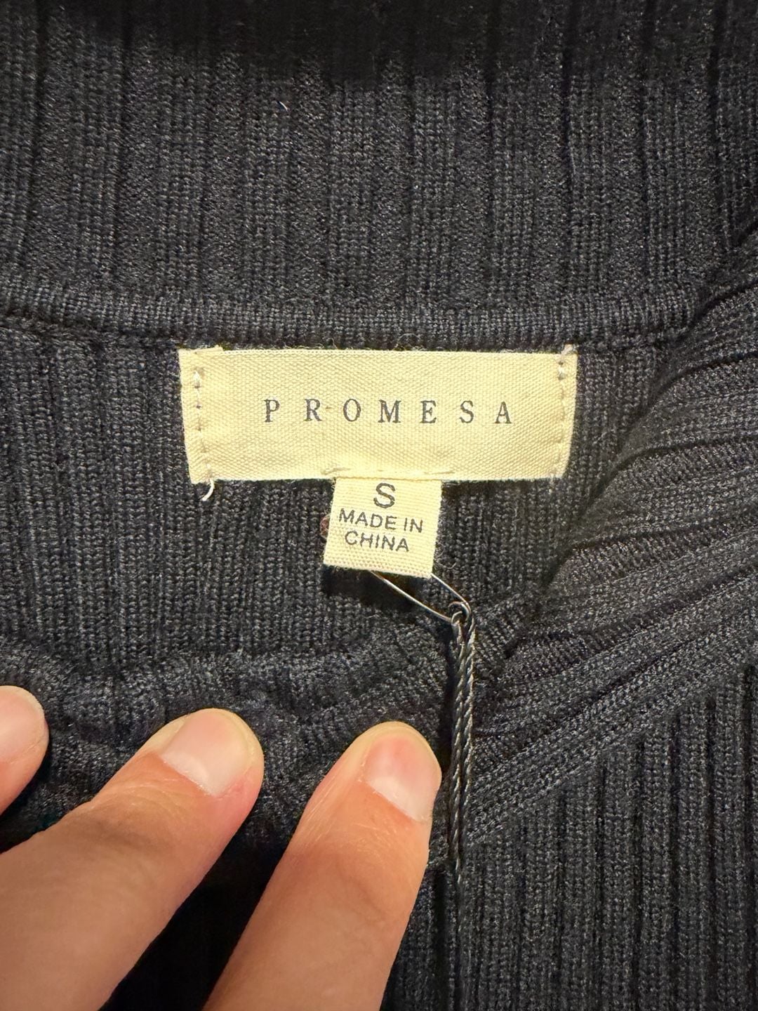 Promesa Ribbed Knit Dress Size S 4