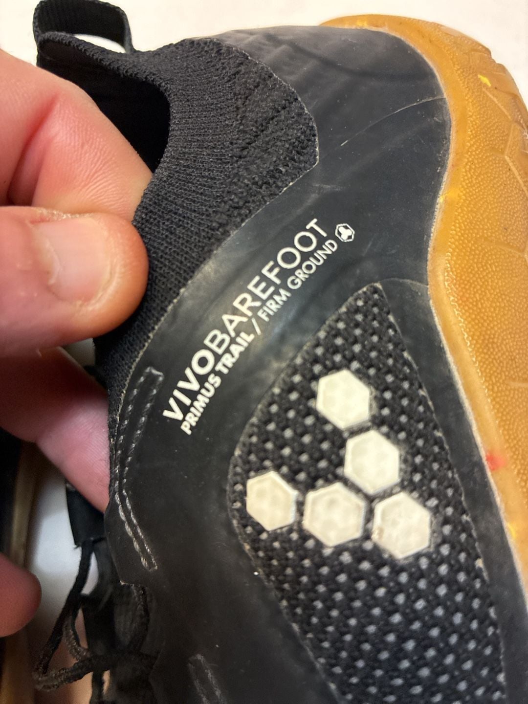 Vivobarefoot Primus Trail Knit FG Shoes Black Men 5