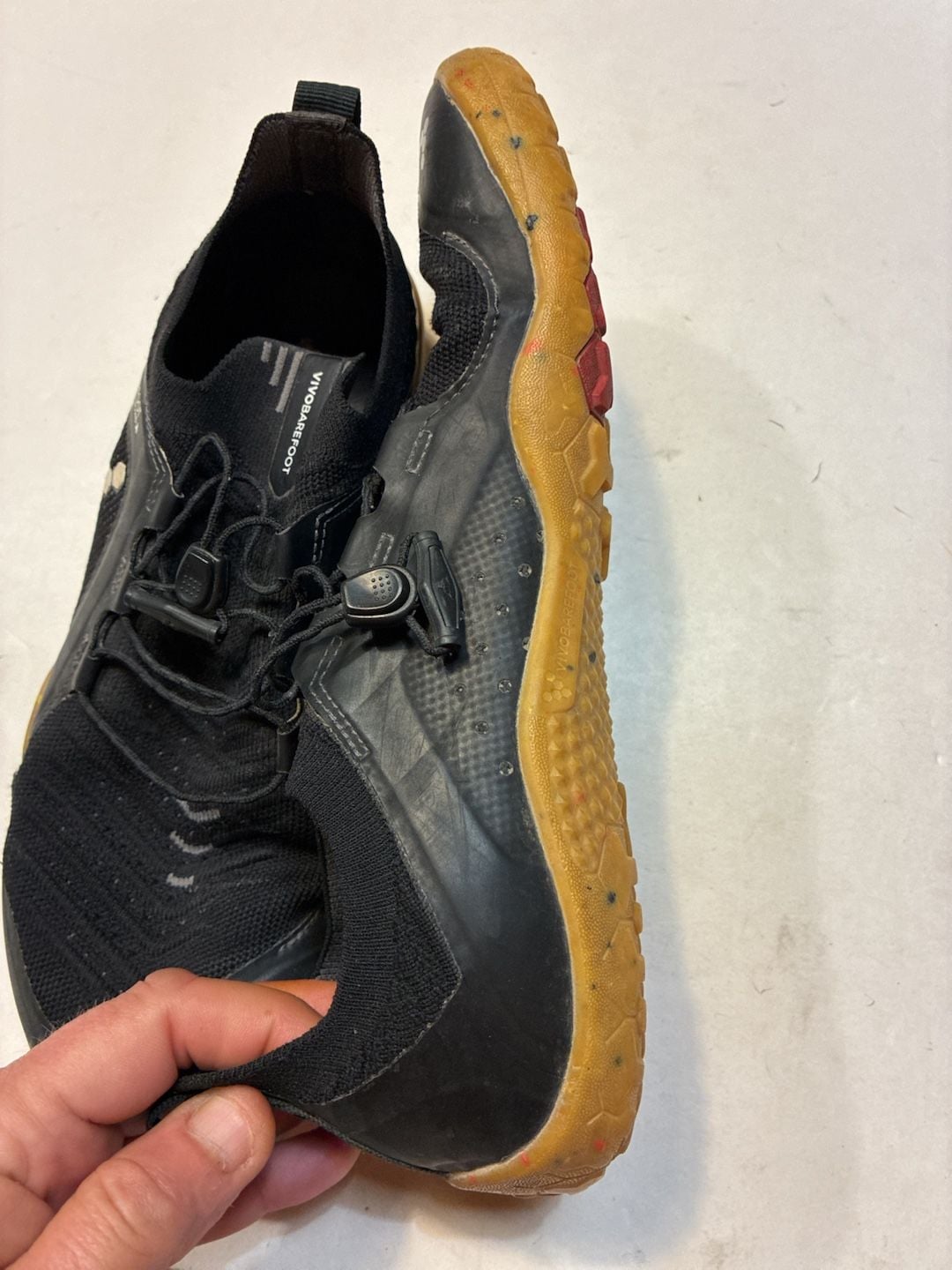 Vivobarefoot Primus Trail Knit FG Shoes Black Men 7