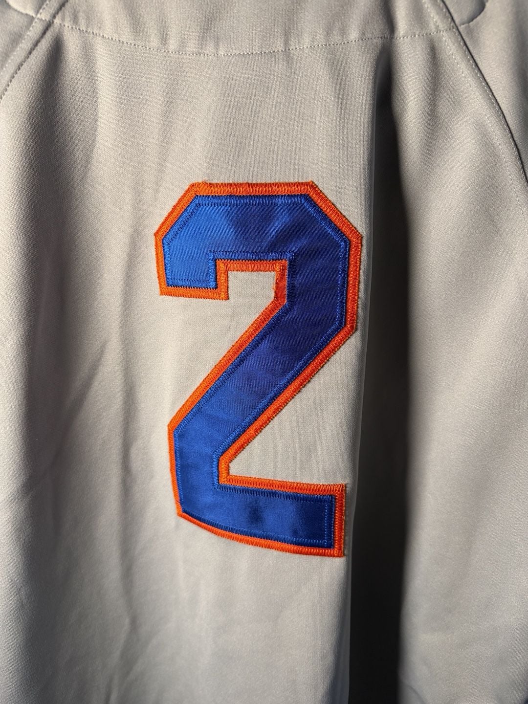 Marucci New York Mets Baseball Jersey Size M Grey #2 8