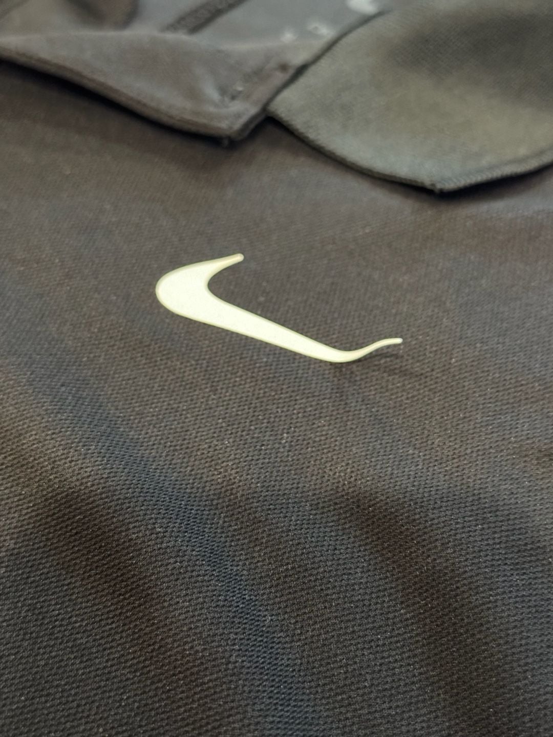 Nike Velocity Dri-Fit Golf Polo Size M Black White 5