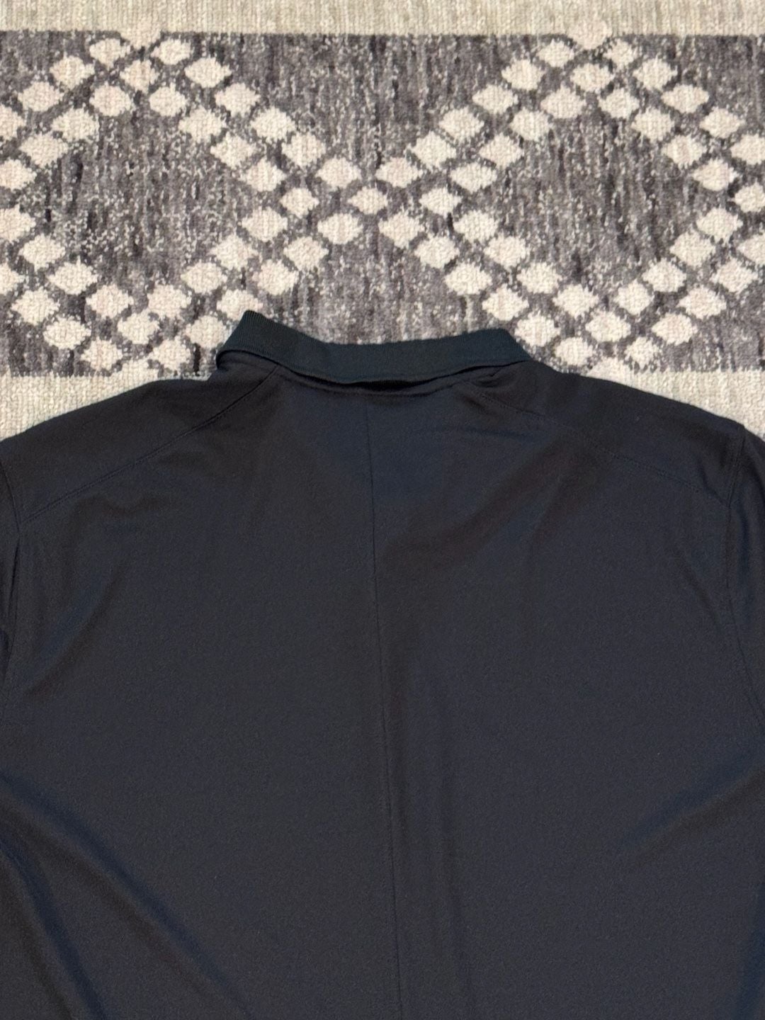 Nike Velocity Dri-Fit Golf Polo Size M Black White 8