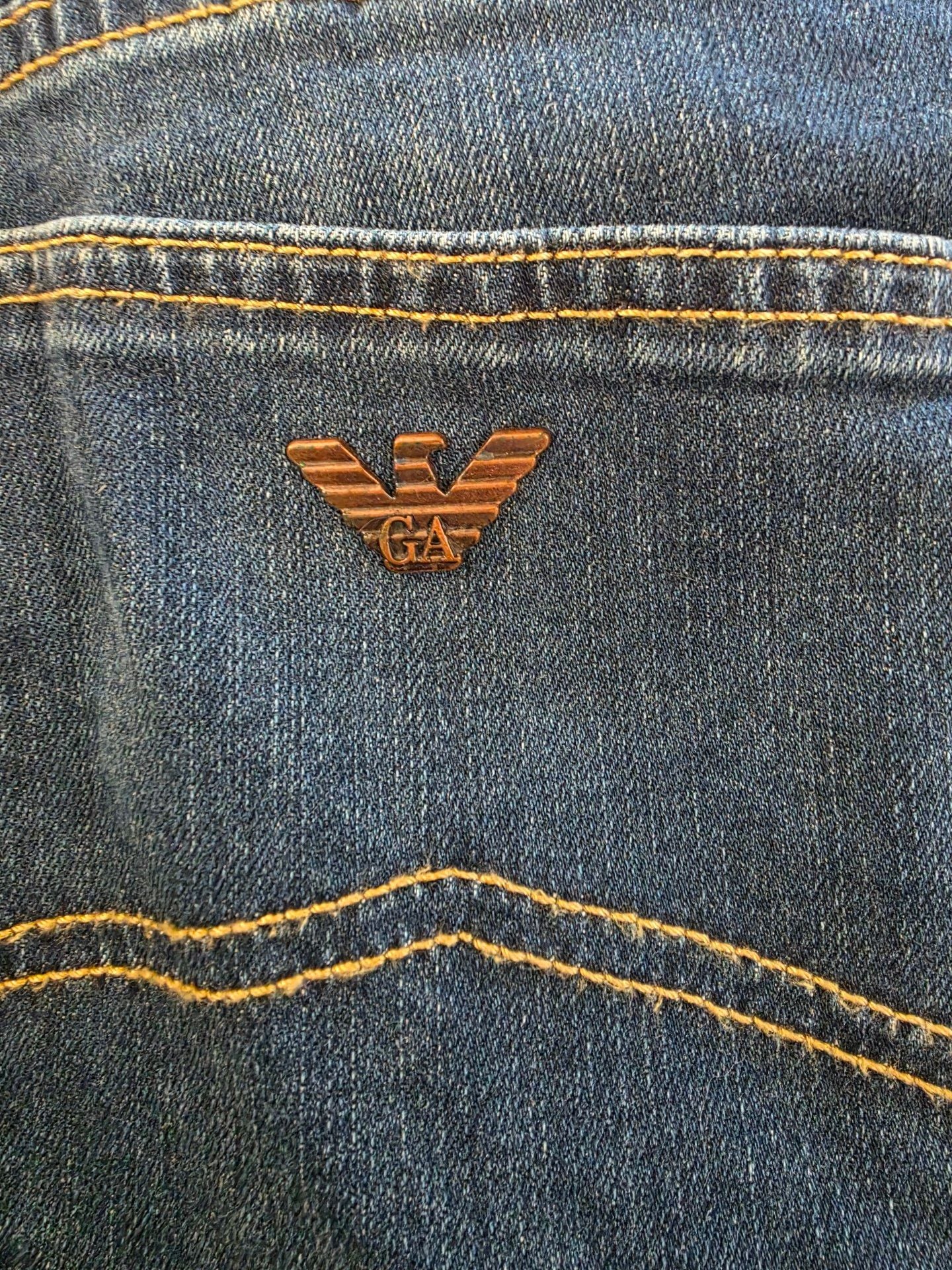 Armani Jeans Size 36 Dark Wash Denim Jeans 6
