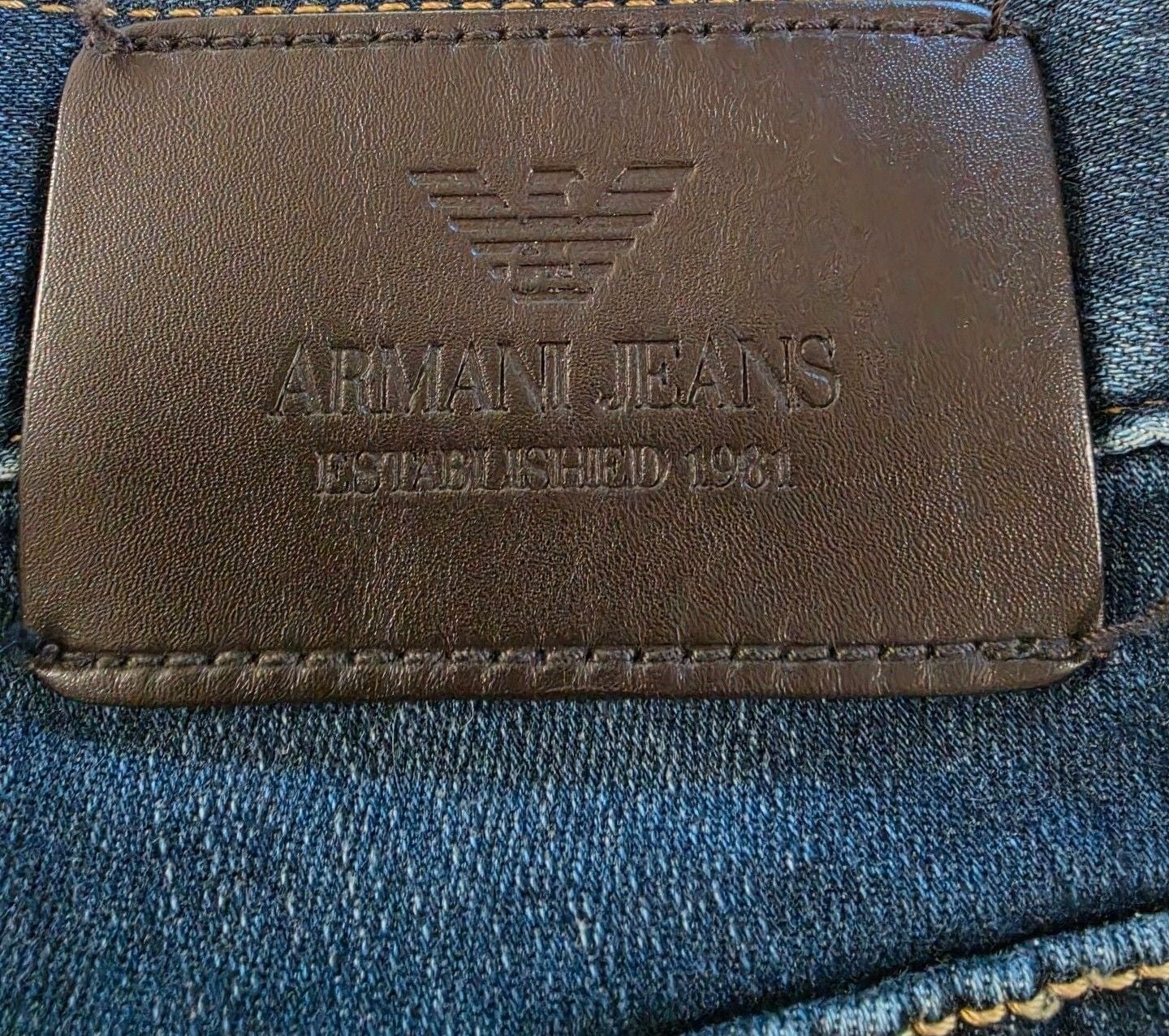 Armani Jeans Size 36 Dark Wash Denim Jeans 5