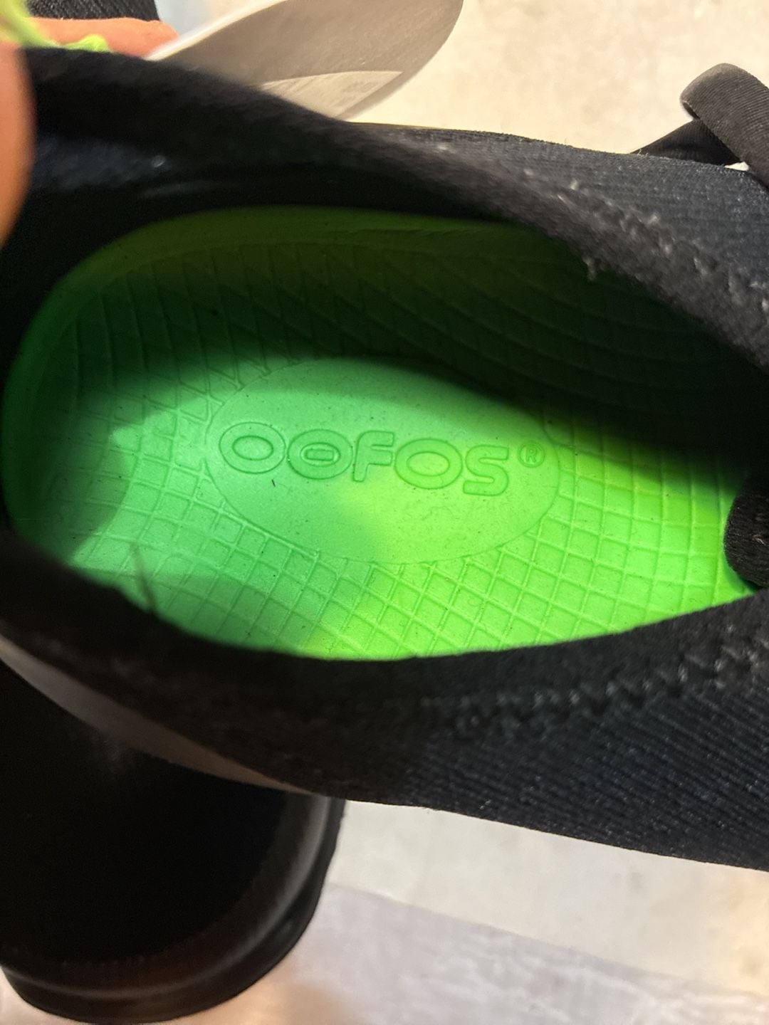 Oofos Oomg Sport Ls Size 7 Black Recovery Shoes 3