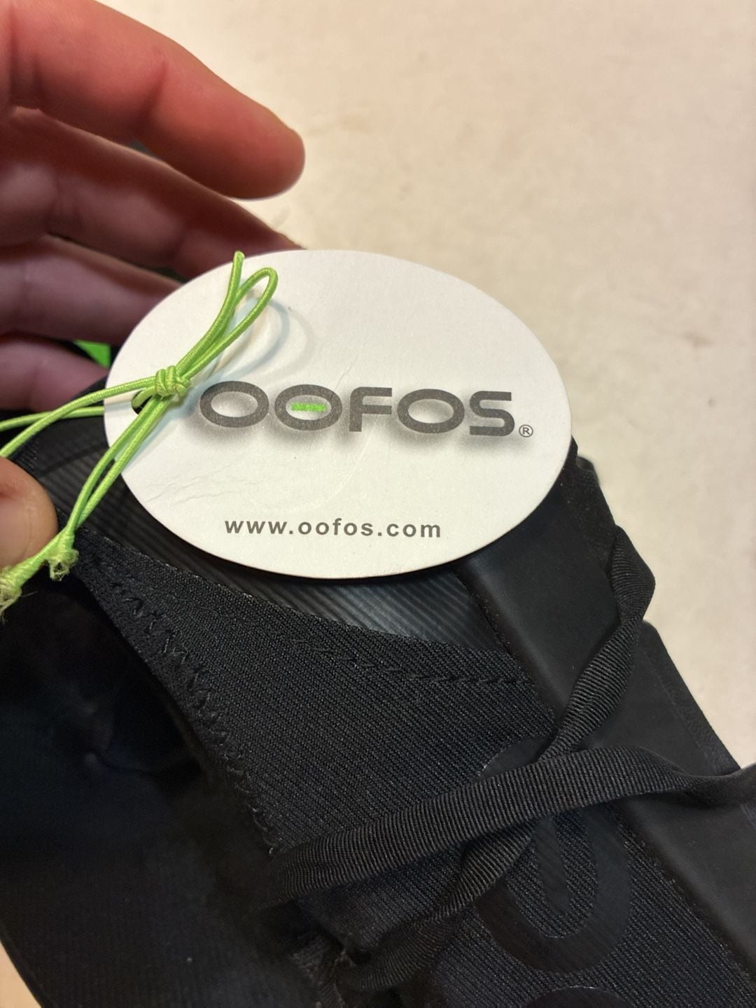 Oofos Oomg Sport Ls Size 7 Black Recovery Shoes 5