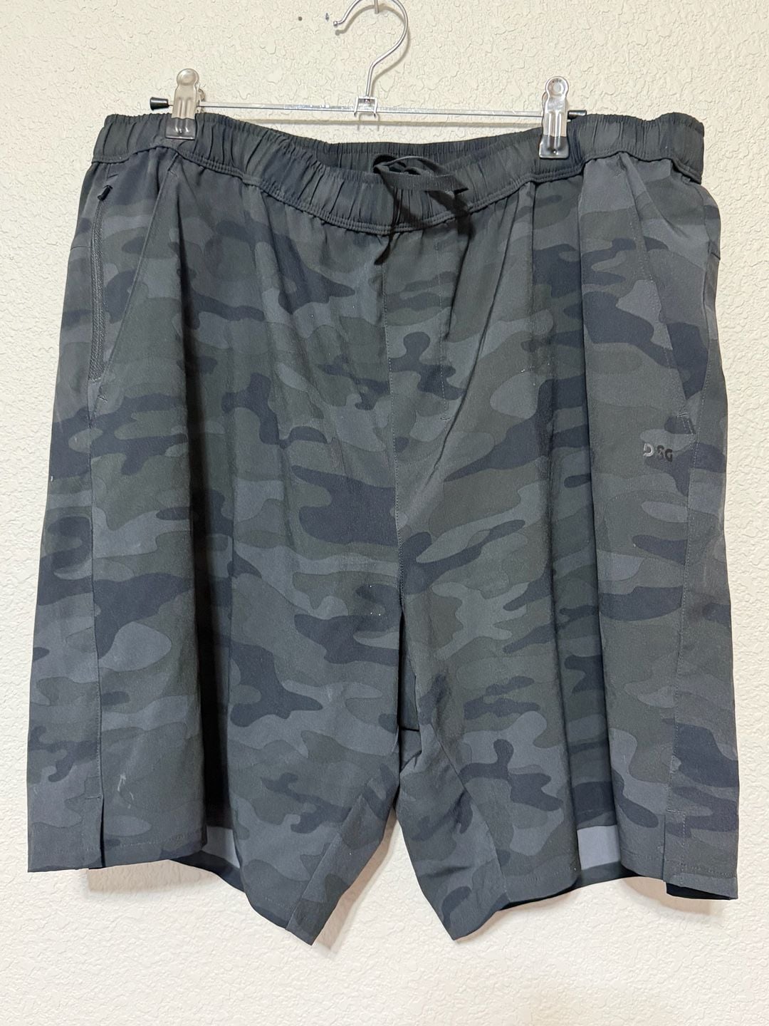 DSG Athletic Shorts XL Black Camo Workout Gym Running 2