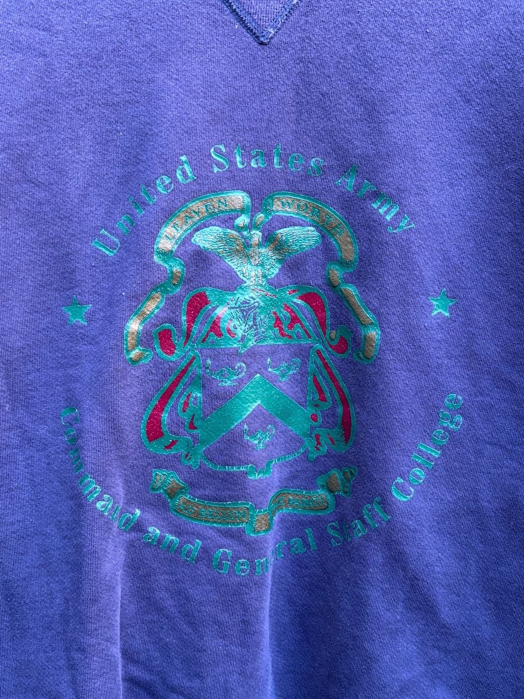 Vintage 90’s US Army Command And General Staff College Crewneck 3