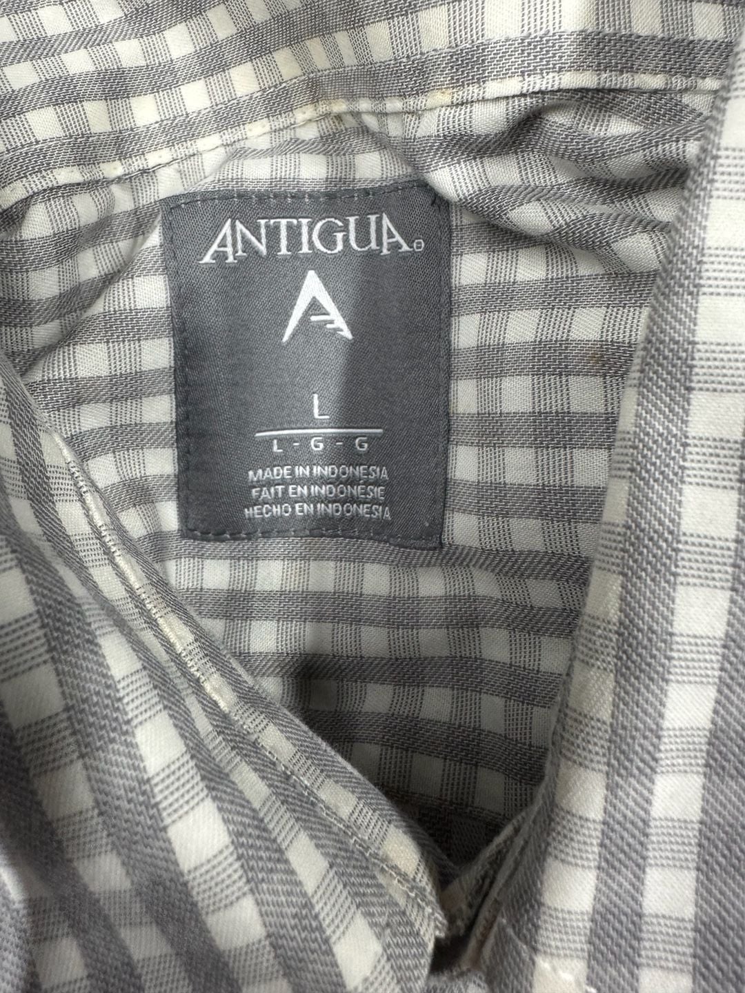Antigua Green Bay Packers Button Down Shirt Size L 3
