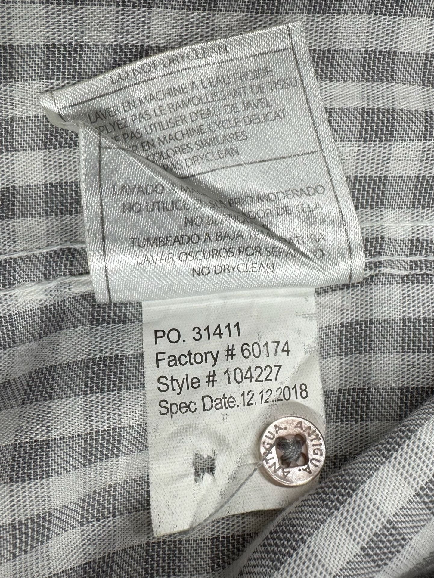 Antigua Green Bay Packers Button Down Shirt Size L 4