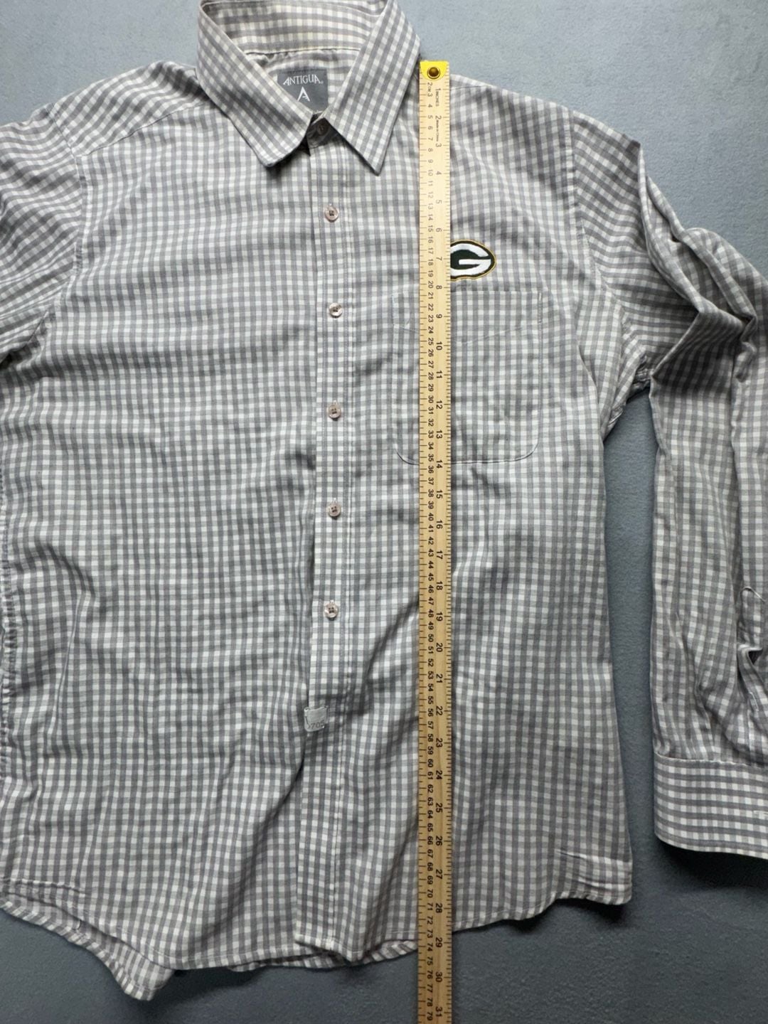 Antigua Green Bay Packers Button Down Shirt Size L 7