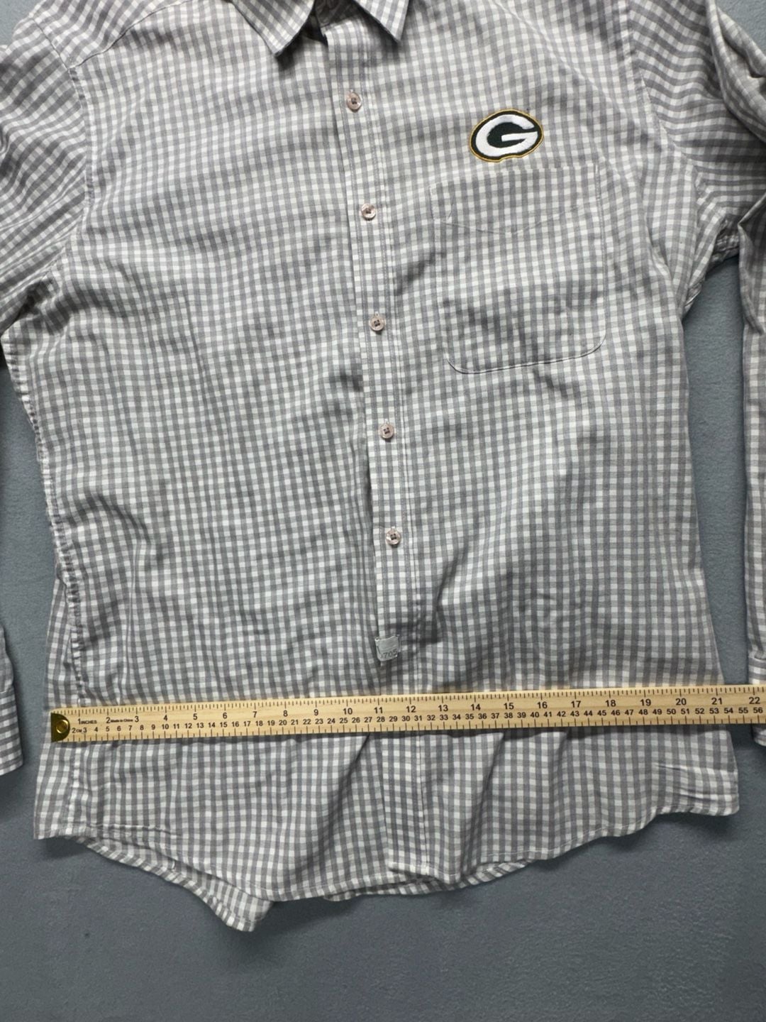 Antigua Green Bay Packers Button Down Shirt Size L 10
