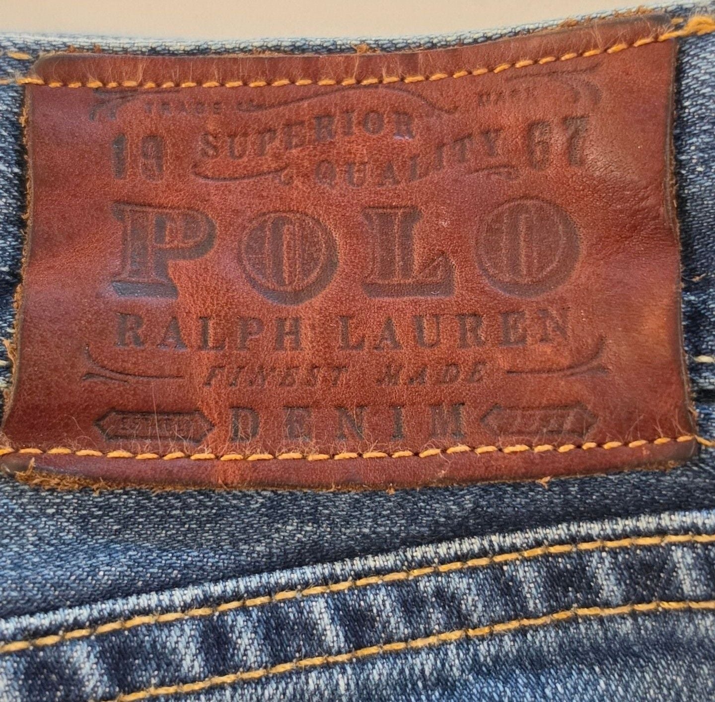 Polo Ralph Lauren Bootcut 750 Size 36x32 Blue Jeans 6