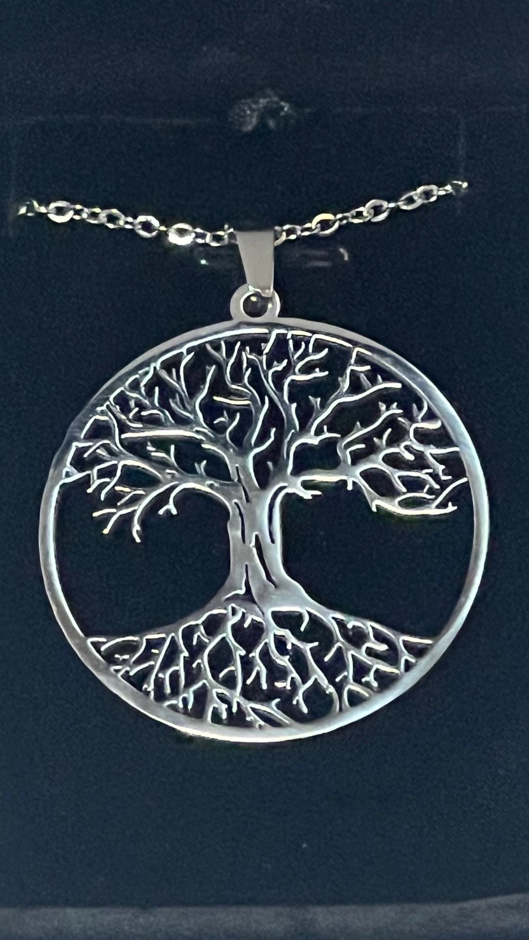 Stainless Steel Tree of Life Necklace with Gift Box 3