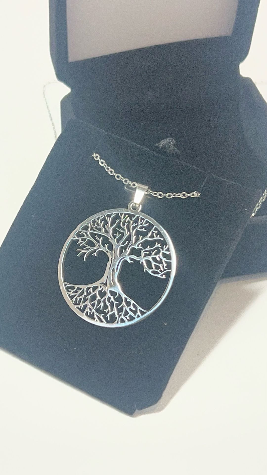 Stainless Steel Tree of Life Necklace with Gift Box 6