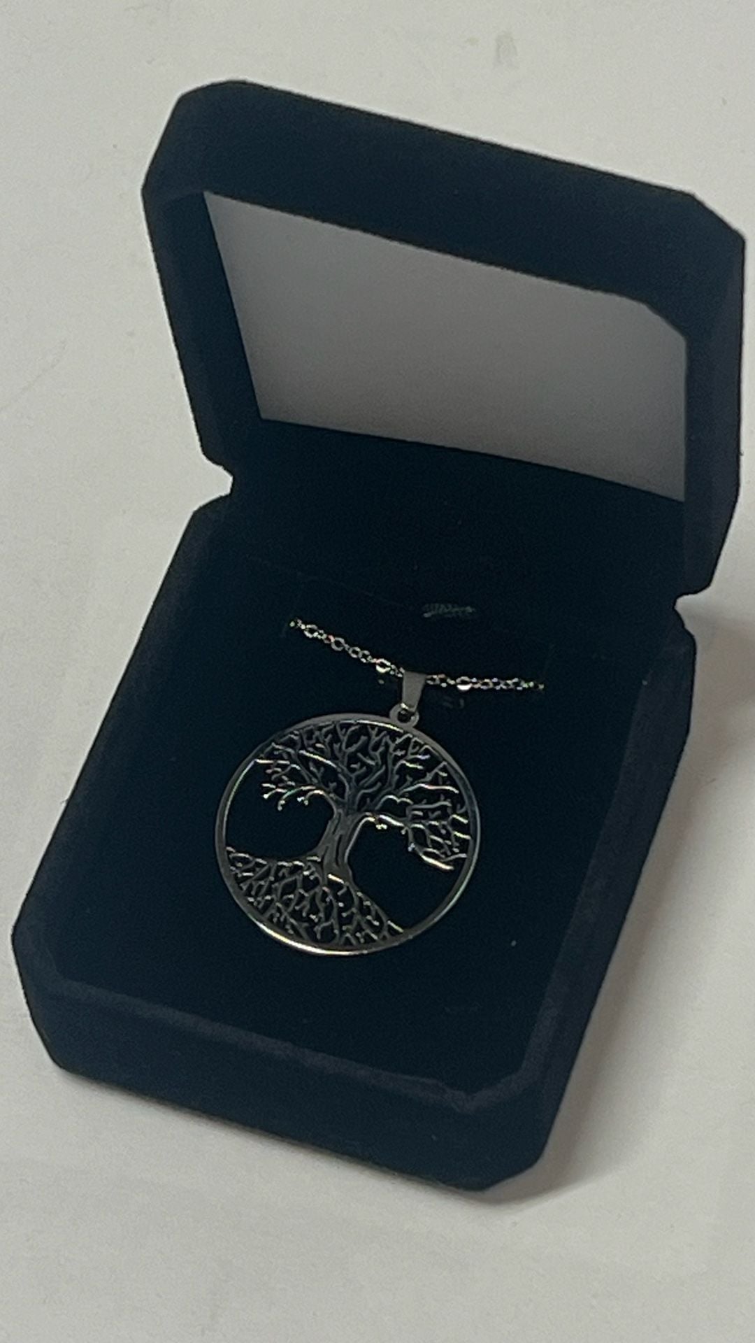 Stainless Steel Tree of Life Necklace with Gift Box 9