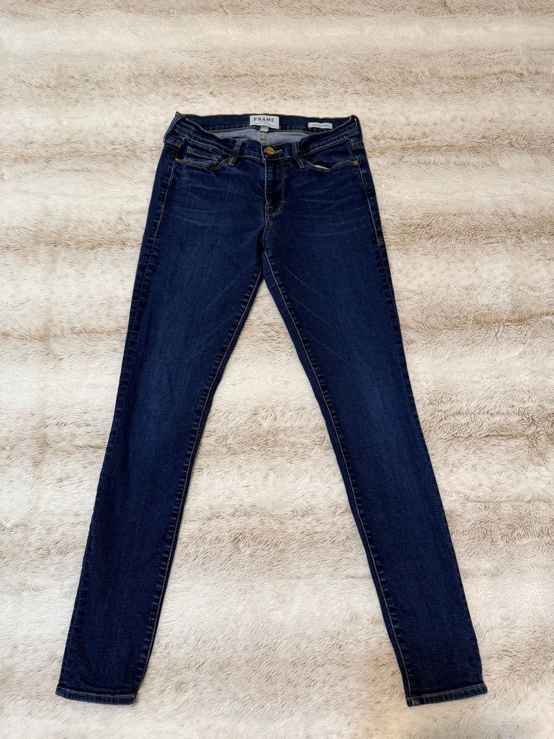 FRAME Le Skinny de Jeanne Size 29 Blue Denim Jeans 2