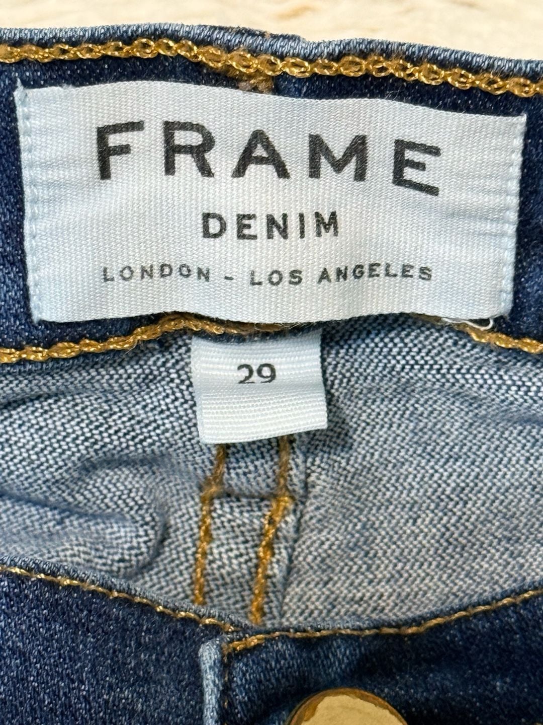 FRAME Le Skinny de Jeanne Size 29 Blue Denim Jeans 4