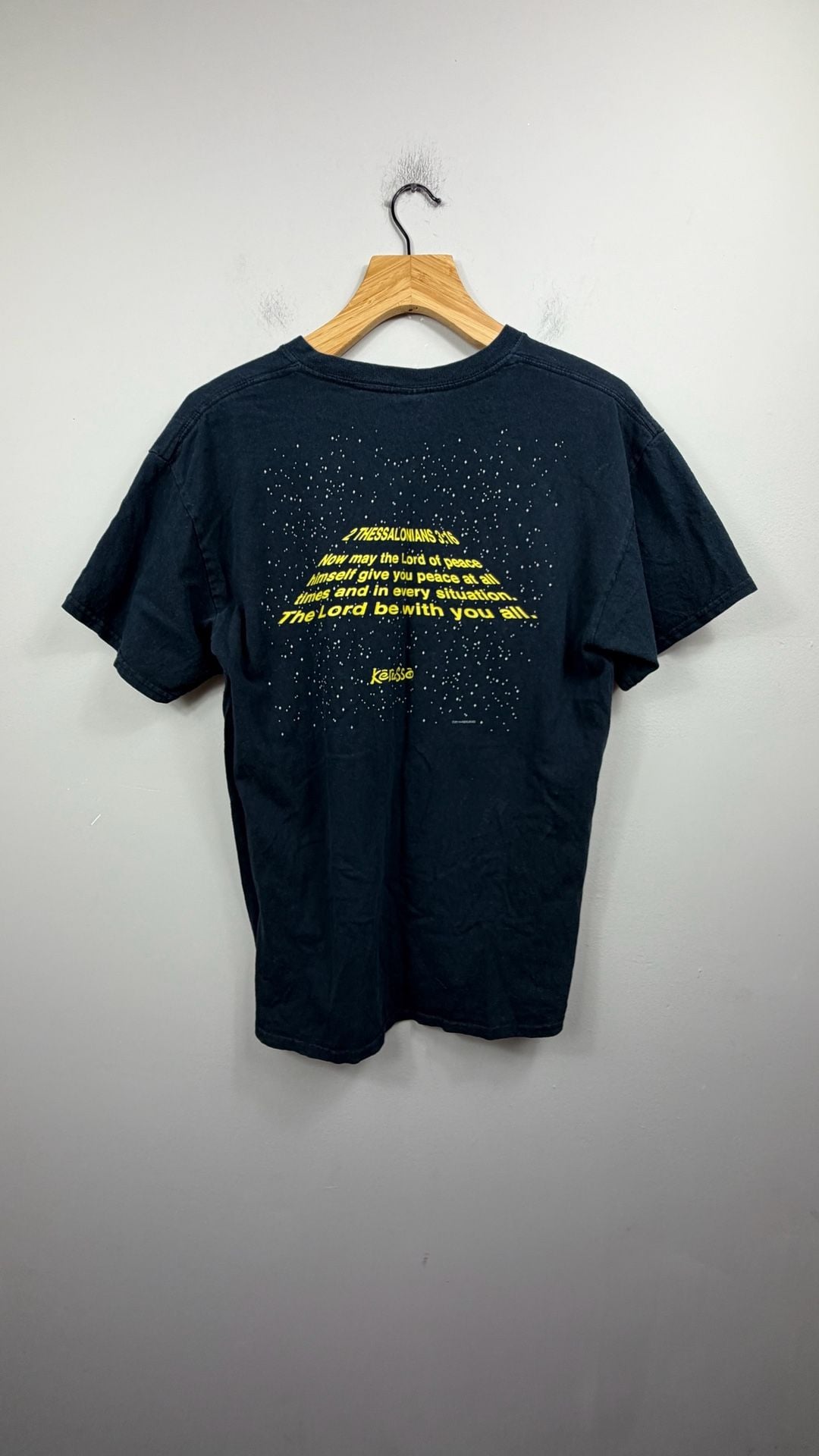 Kerusso May The Lord Be With You T-Shirt Size L Black 7