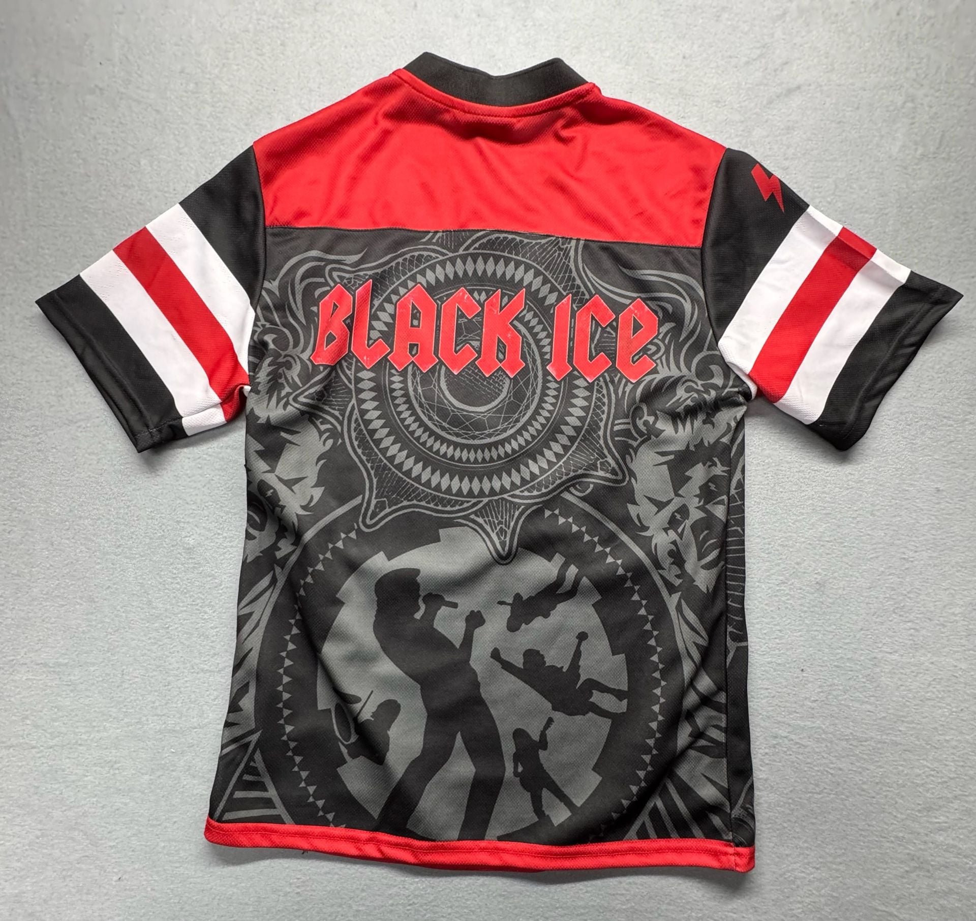 AC/DC Graphic Mesh Soccer Jersey New With Tags 5