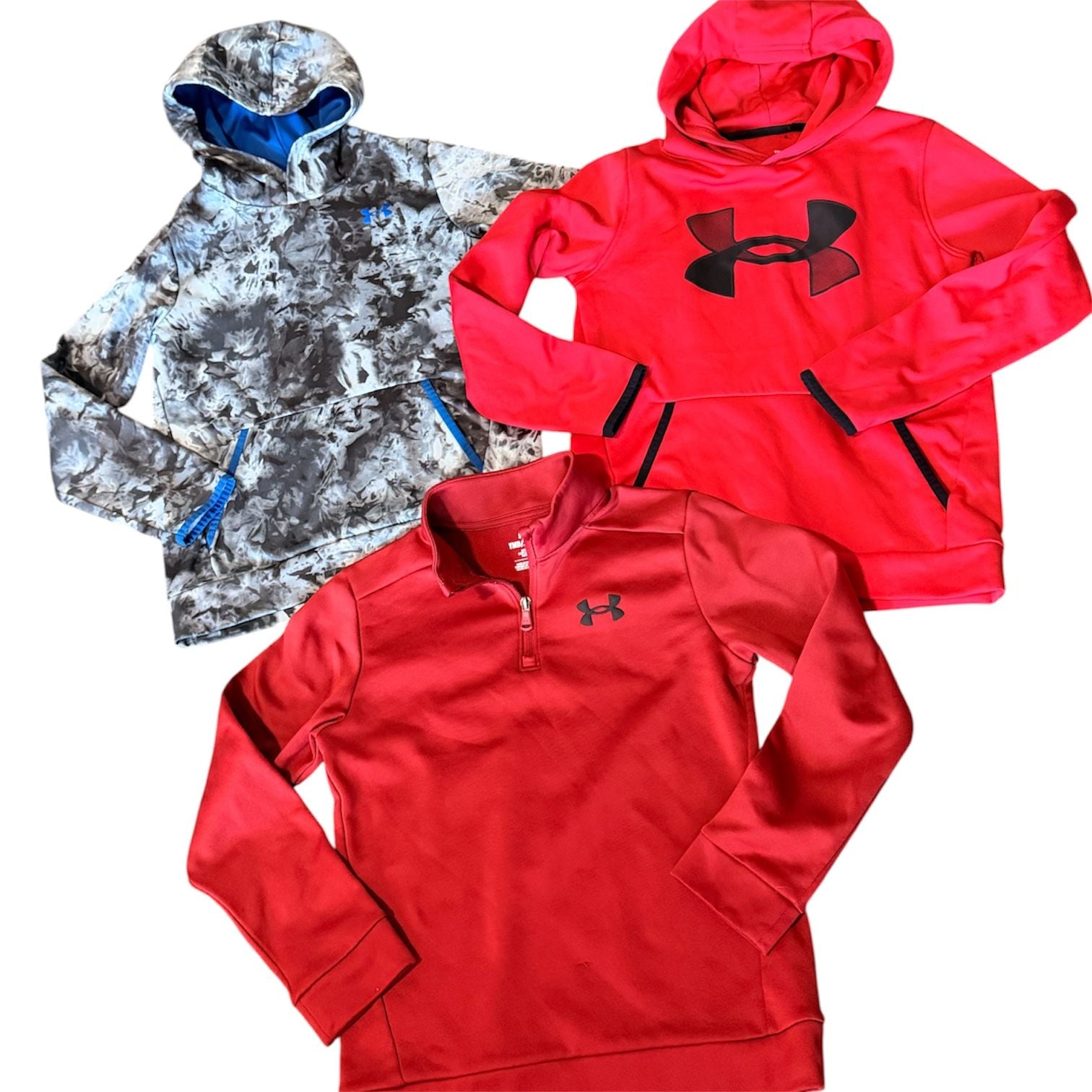 Under Armour Youth Hoodie & 1/4 Zip Bundle Size YMD 1