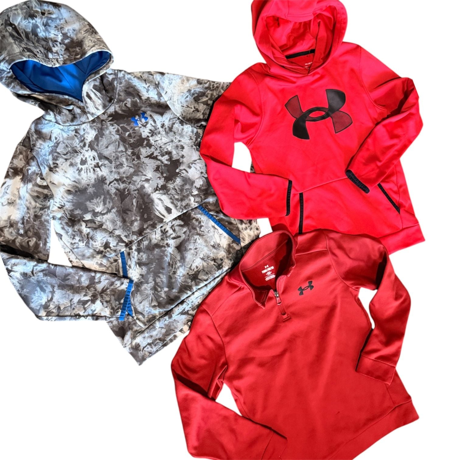 Under Armour Youth Hoodie & 1/4 Zip Bundle Size YMD 2