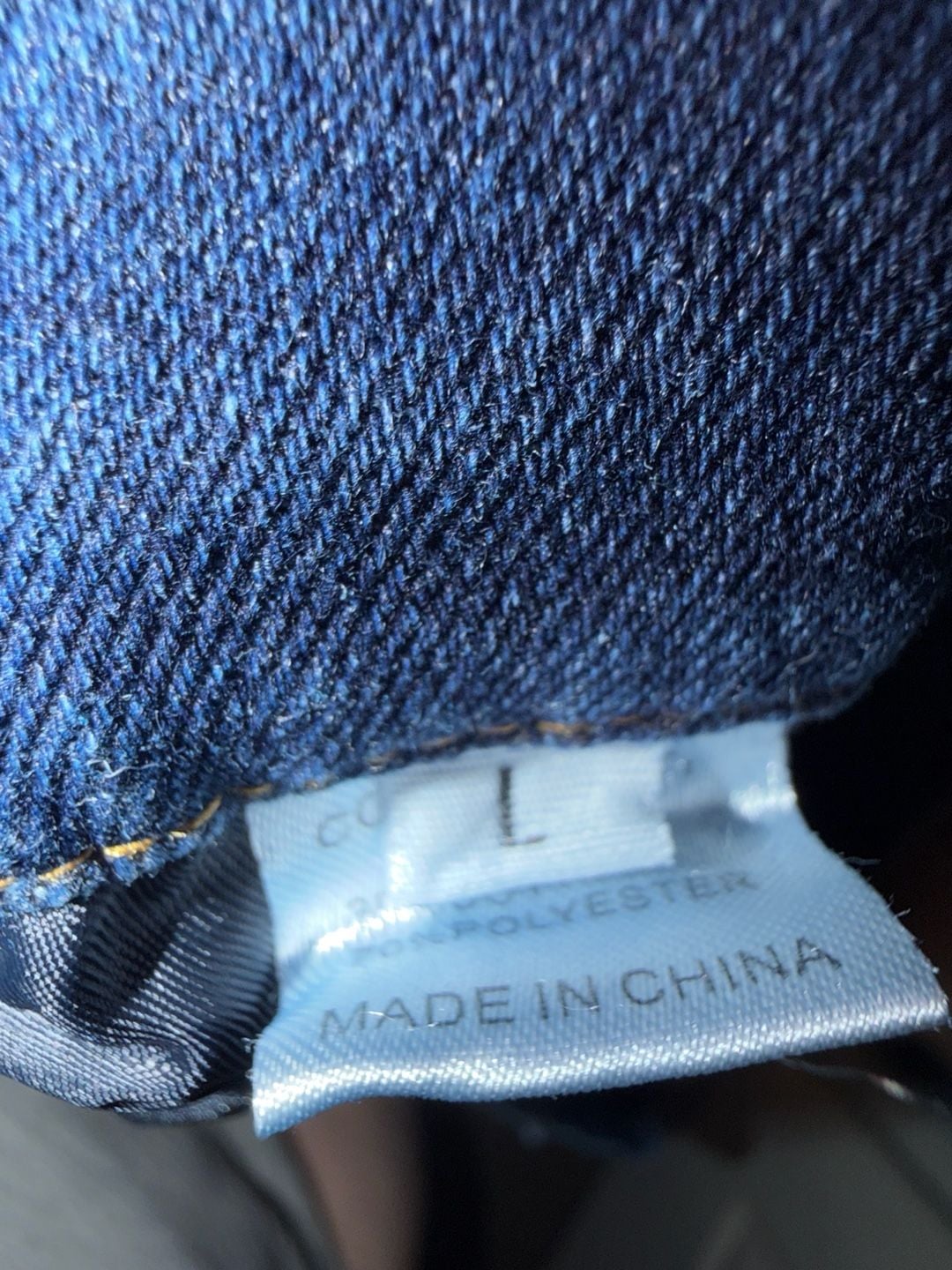Time and Tru Denim Capris Size L Dark Wash Pull-On 4