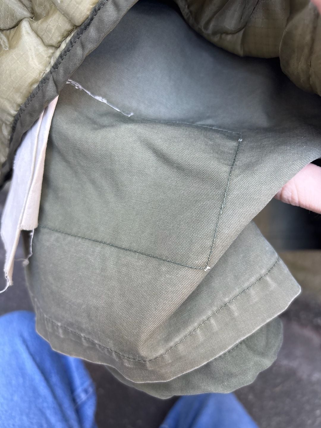 1967 US Military Aluminum Zip 2nd Pattern M-65 Field Jacket Small-Reg w/ Liner 6